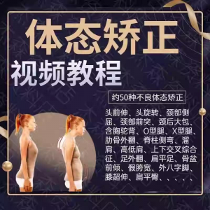 体态矫正运动评估视频教学课程健身身材管理纠正锻炼恢复教程-淘宝虚拟仓